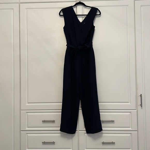 Club Monaco Navy Jumpsuit Size 2 - Picture 1 of 3